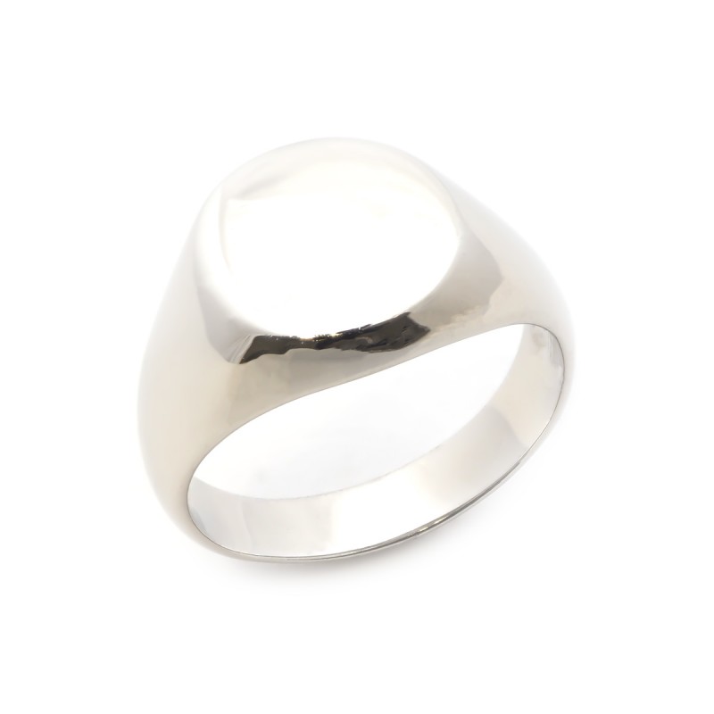 Chevalière Carador ronde argent 925/000