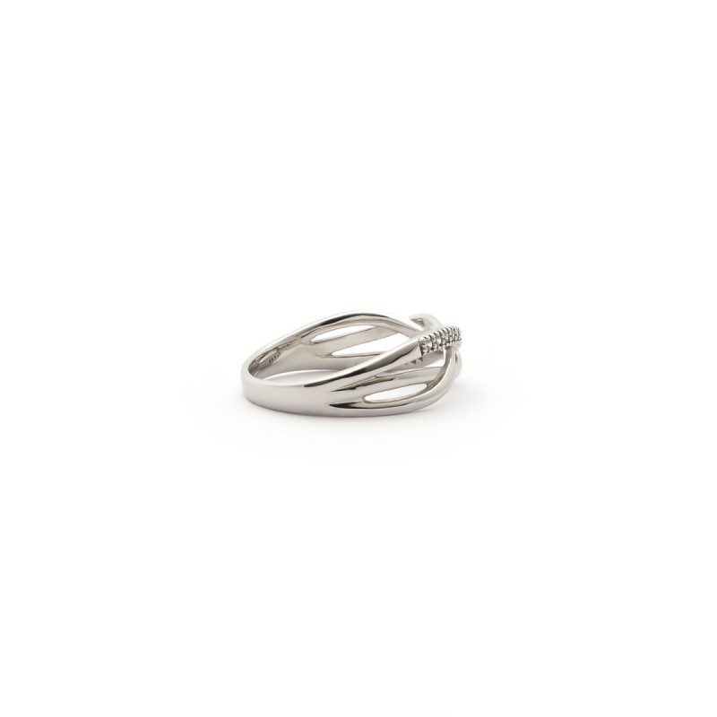 Bague femme Carador en argent avec oxydes de zirconium