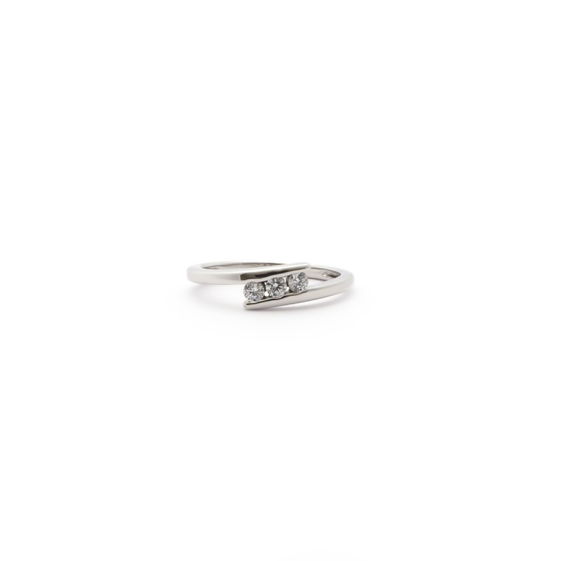 Bague Carador trilogie d'oxydes de zirconium en argent 925/000
