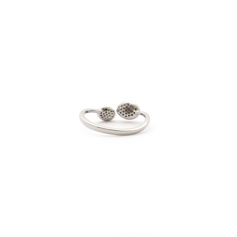 Bague Femme carador argent 925/000 incrustée d'oxydes de zirconium