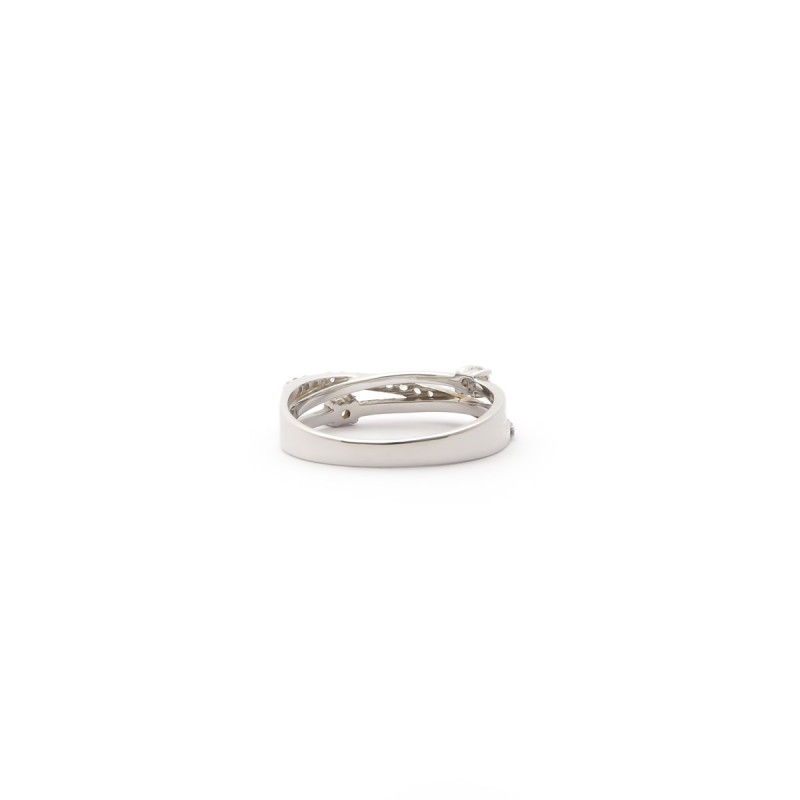 Bague Femme carador argent 925/000 incrustée d'oxydes de zirconium