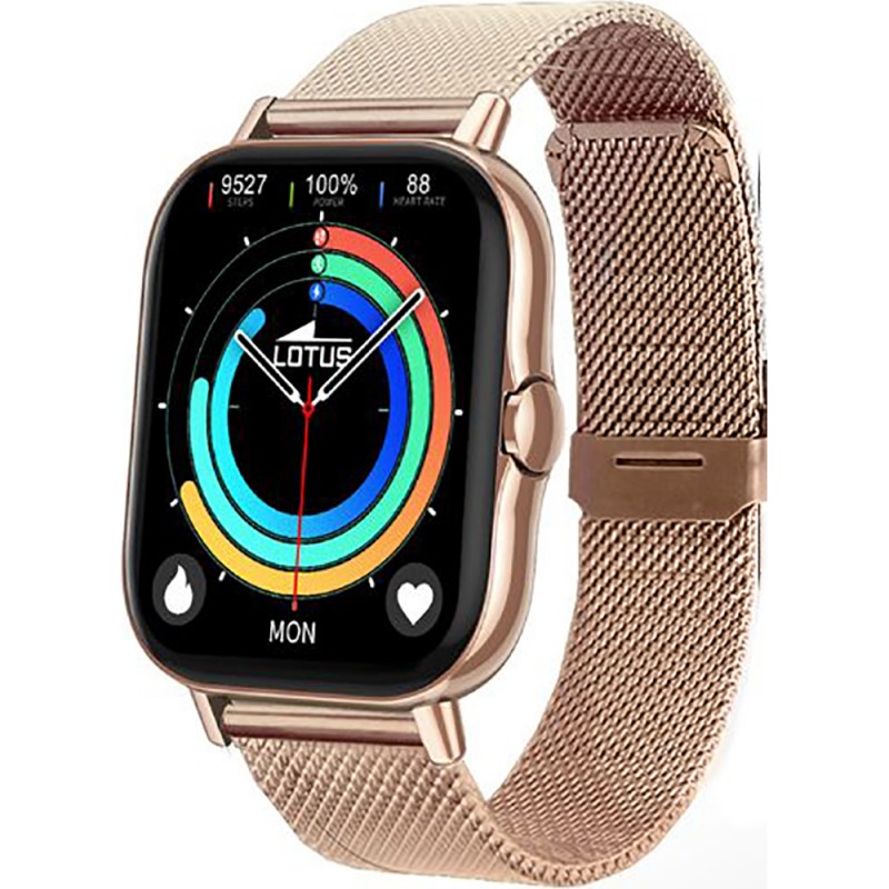 Montre Homme Lotus smartime connectée doré rose