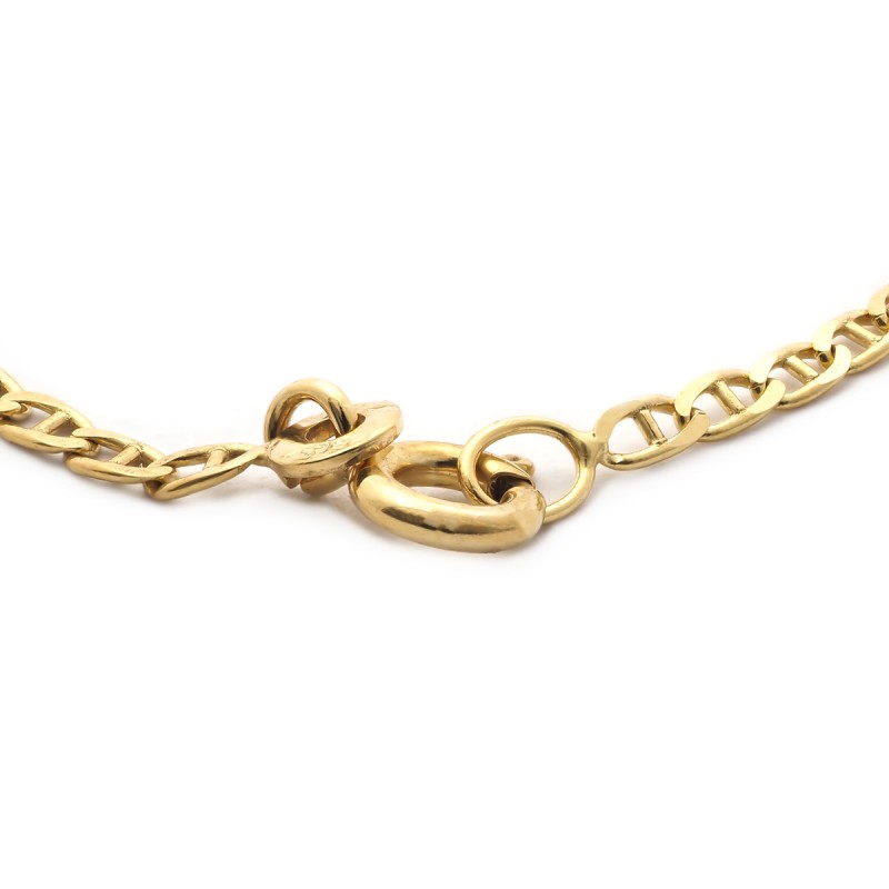 Carador - Gourmette bébé or jaune 375/000 maille baton