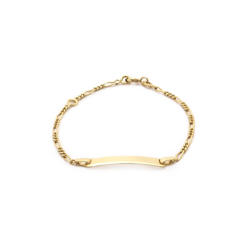 Bracelet Identité enfant Or jaune 375/000