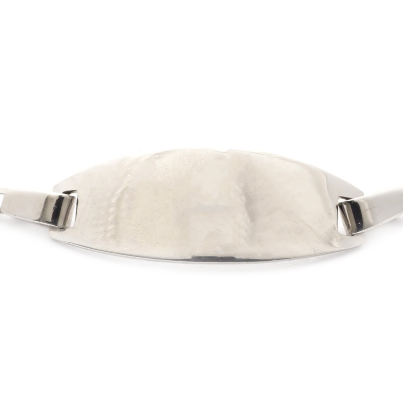 Bracelet/Gourmette Carador or blanc 375/000 enfant