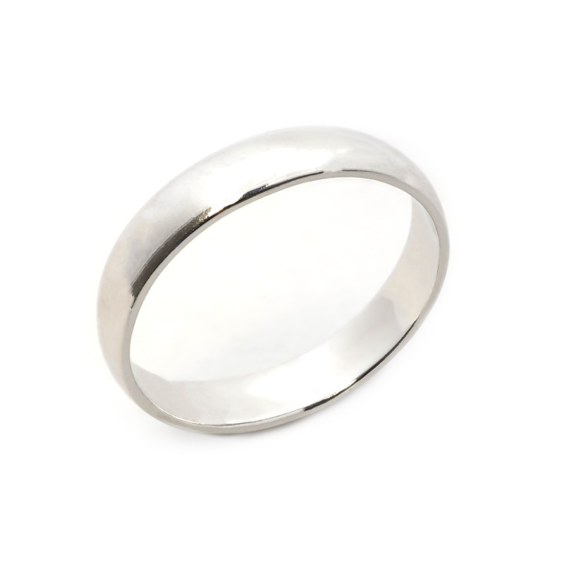 Bague anneau large en argent 925/000 de chez Carador