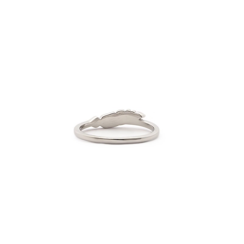 Bague femme Carador en argent 625/000 motif feuille