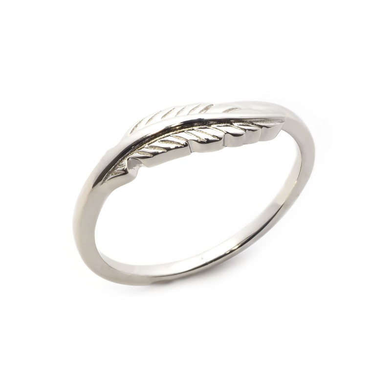 Bague femme Carador en argent 625/000 motif feuille