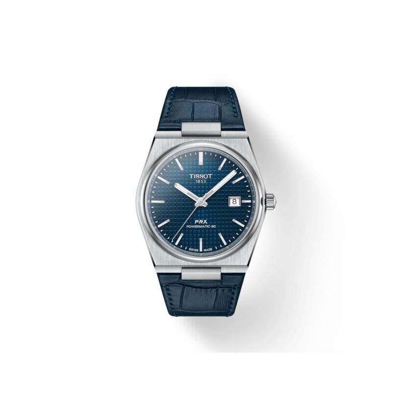 MONTRE HOMME TISSOT POWERMATIC 80 BRACELET CUIR