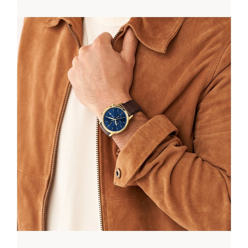 MONTRE HOMME FOSSIL BRACELET CUIR