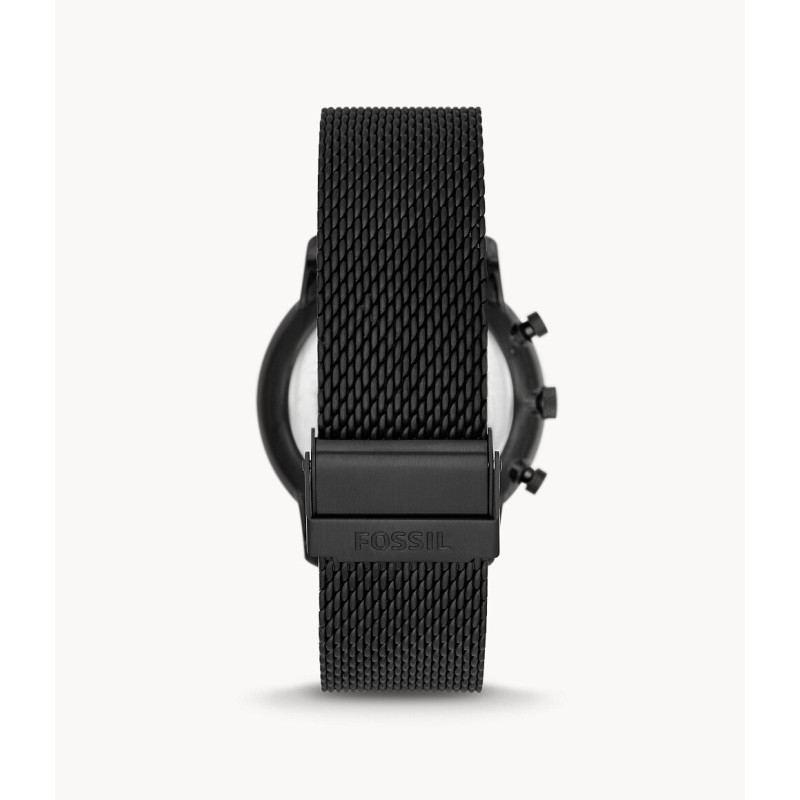 MONTRE HOMME FOSSIL NOIRE MAILLE MILANAISE