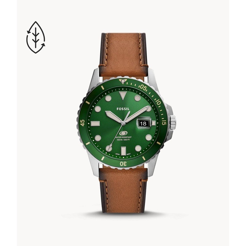 MONTRE HOMME FOSSIL EN CUIR MARRON