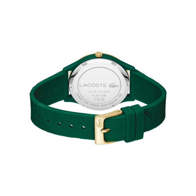 MONTRE FEMME LACOSTE SILICONE VERT