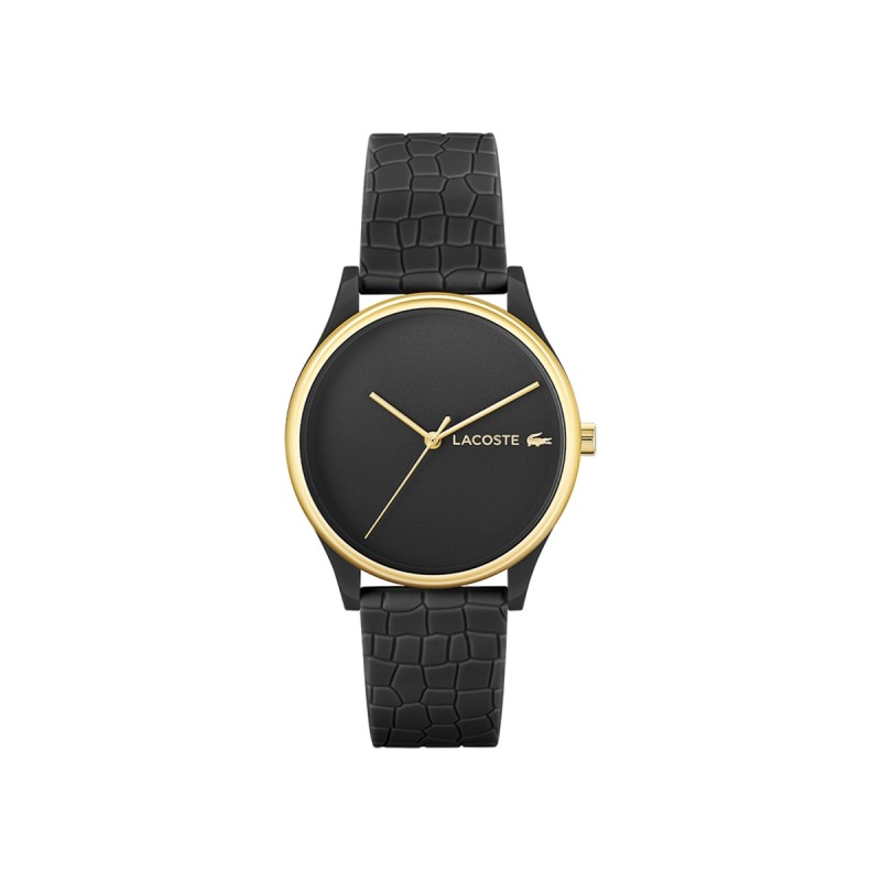 MONTRE FEMME LACOSTE SILICONE NOIR