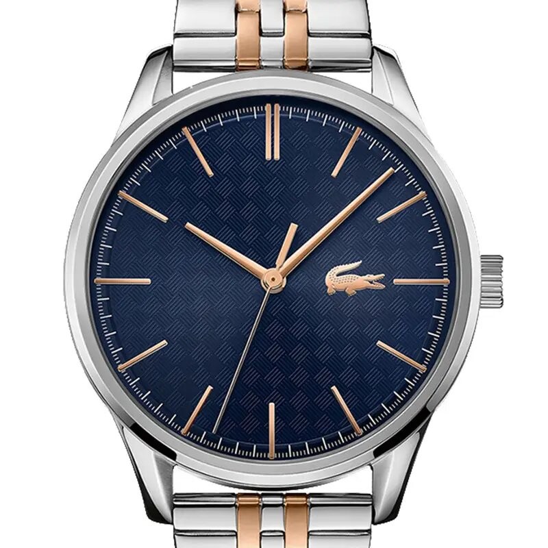 MONTRE LACOSTE HOMME ACIER BICOLORE