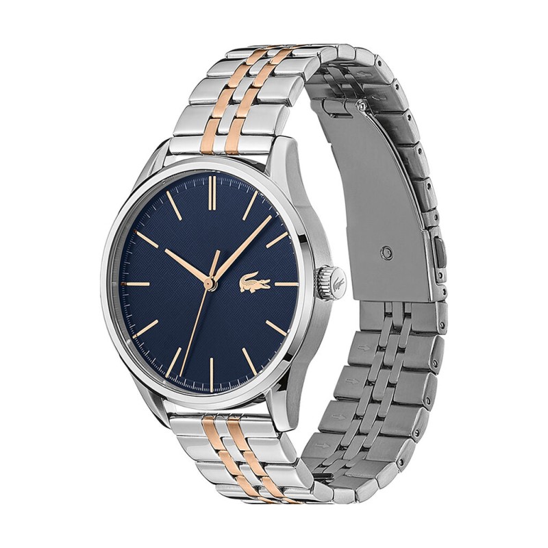 MONTRE LACOSTE HOMME ACIER BICOLORE