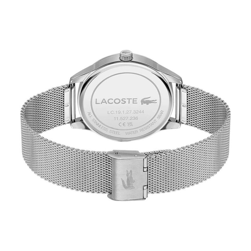 MONTRE LACOSTE HOMME MAILLE MILANAISE CADRAN VERT