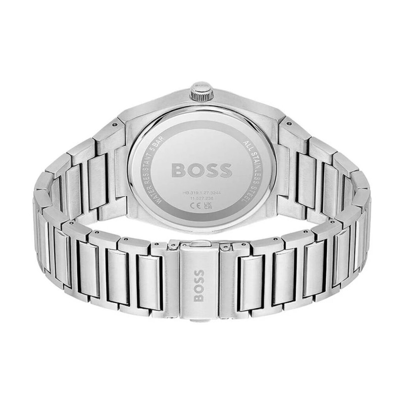 MONTRE HUGO BOSS ACIER CADRAN ROUGE