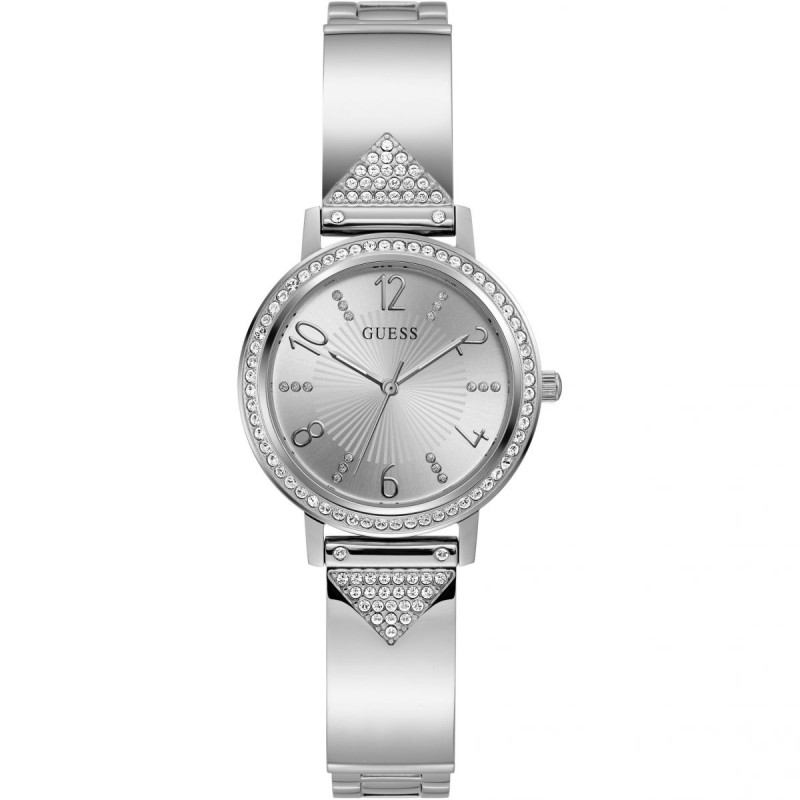 MONTRE GUESS FEMME ACIER ET STRASS