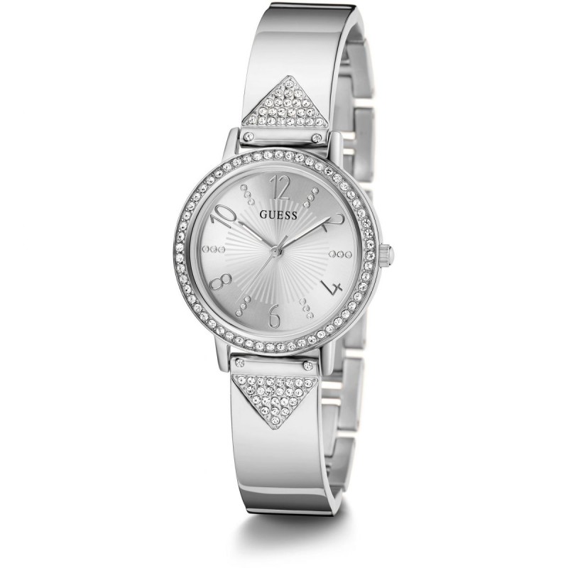 MONTRE GUESS FEMME ACIER ET STRASS