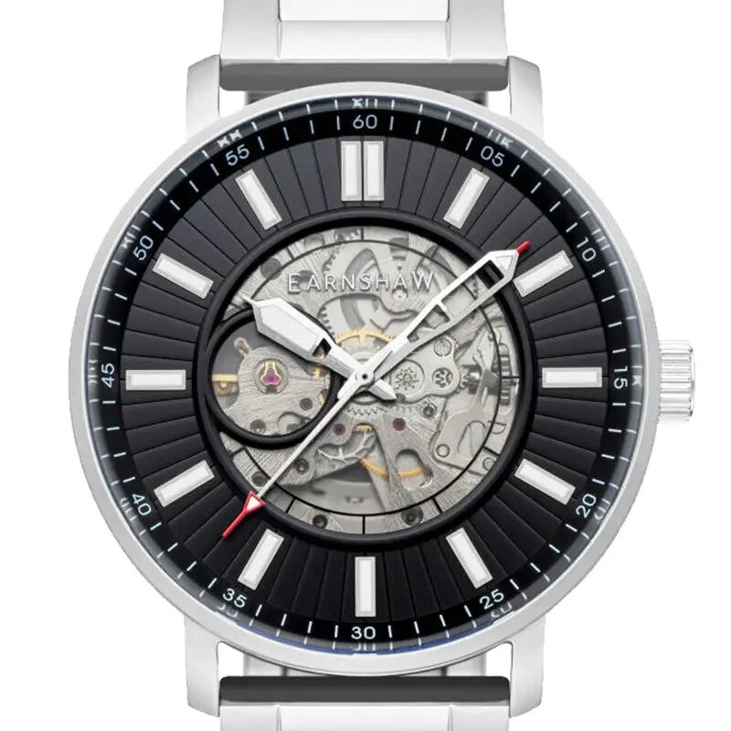MONTRE THOMAS EARNSHAW HOMME AUTOMATIQUE ACIER