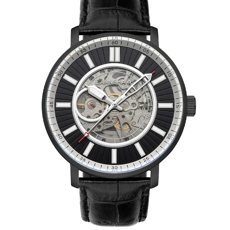 MONTRE THOMAS EARNSHAW HOMME AUTOMATIQUE CUIR