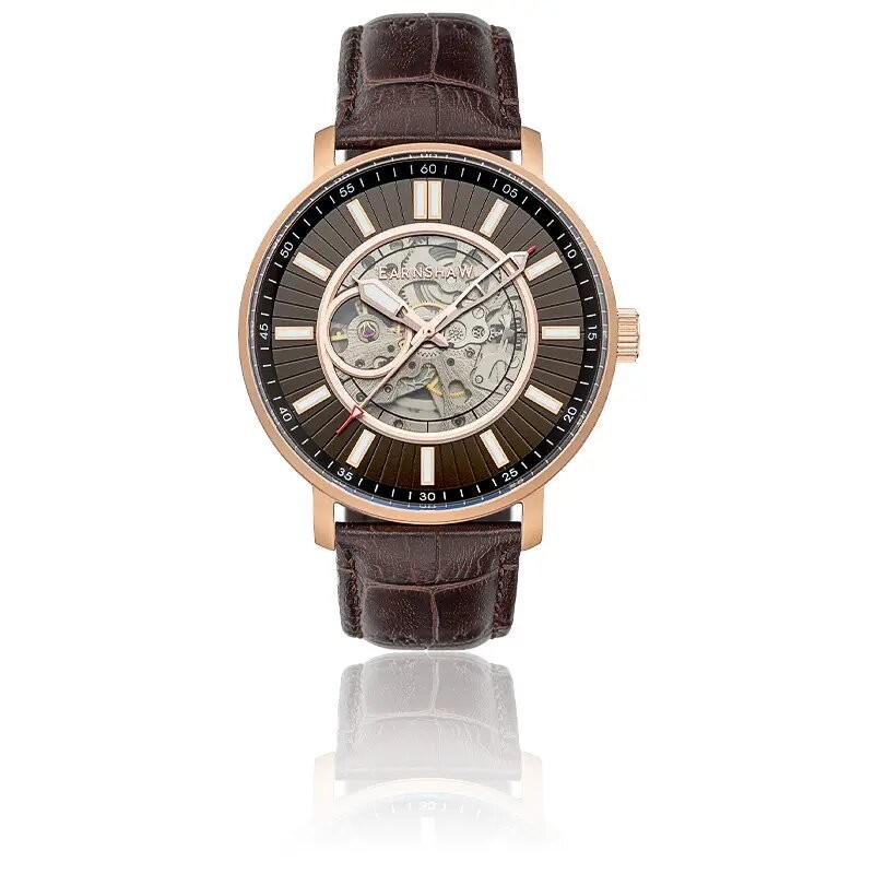 MONTRE THOMAS EARNSHAW HOMME AUTOMATIQUE CUIR