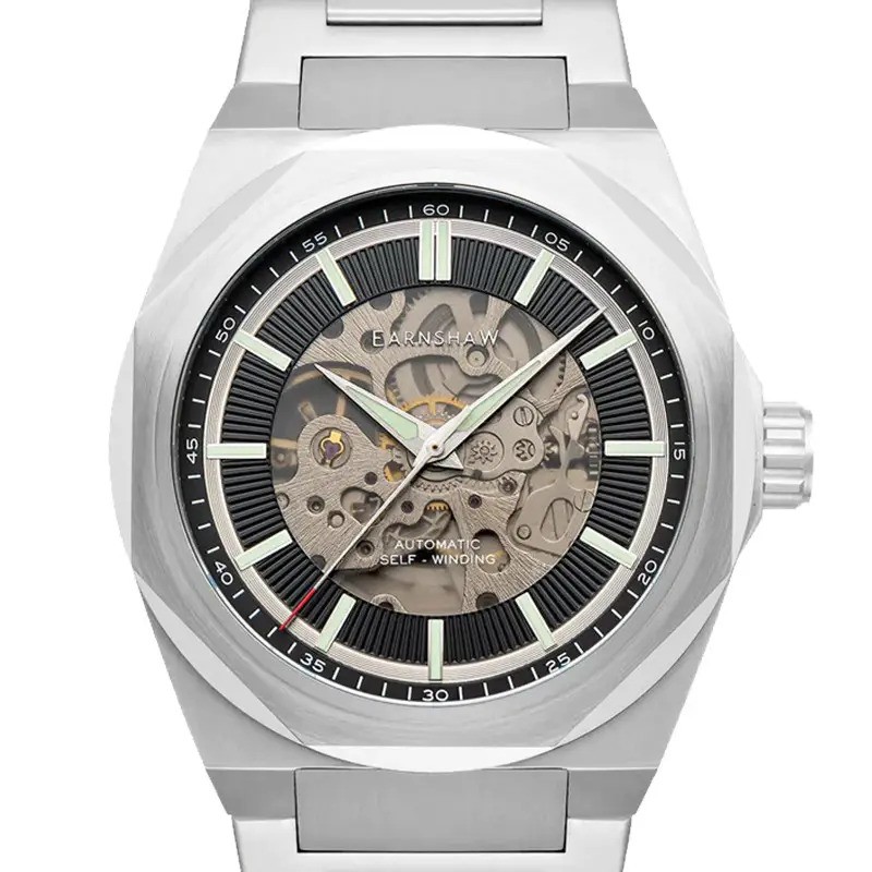 MONTRE THOMAS EARNSHAW HOMME AUTOMATIQUE ACIER