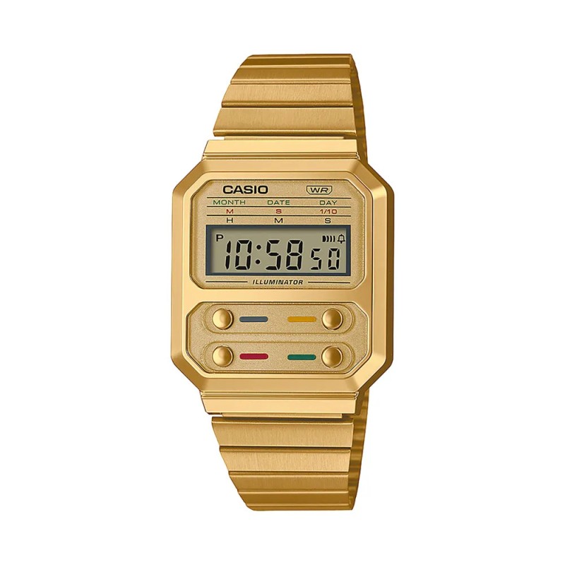 MONTRE CASIO DIGITALE VINTAGE DORE MIXTE
