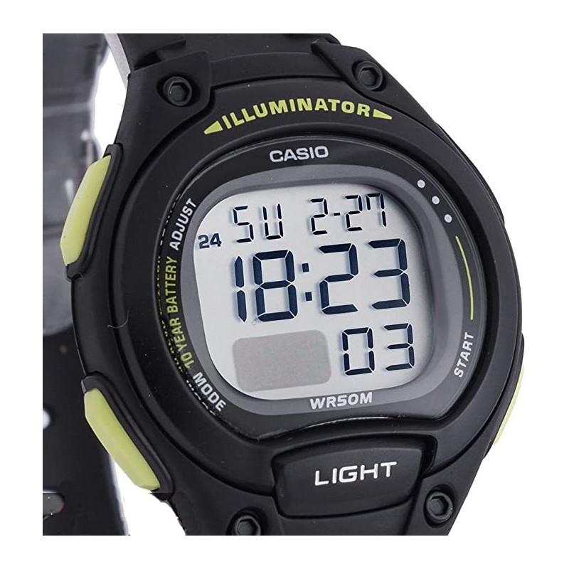 MONTRE CASIO DIGITALE SILICONE NOIR ENFANT
