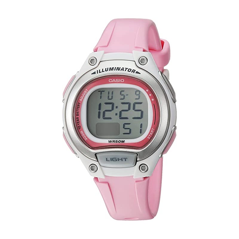 MONTRE CASIO DIGITALE SILICONE ROSE ENFANT