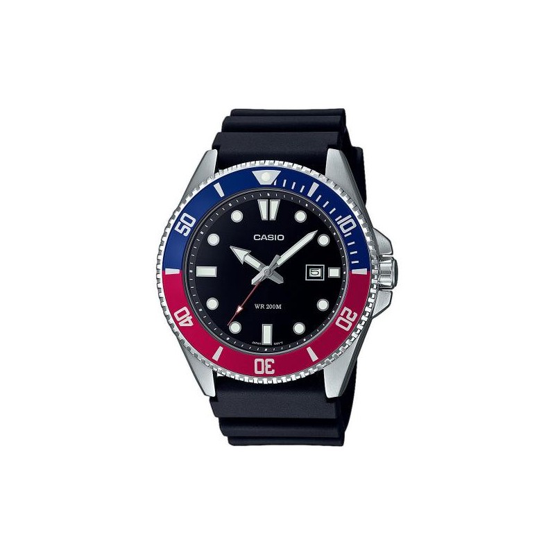 MONTRE CASIO SILICONE NOIR HOMME