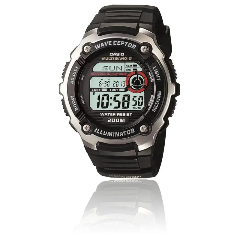 MONTRE CASIO WAVE CEPTOR DIGITALE SILICONE