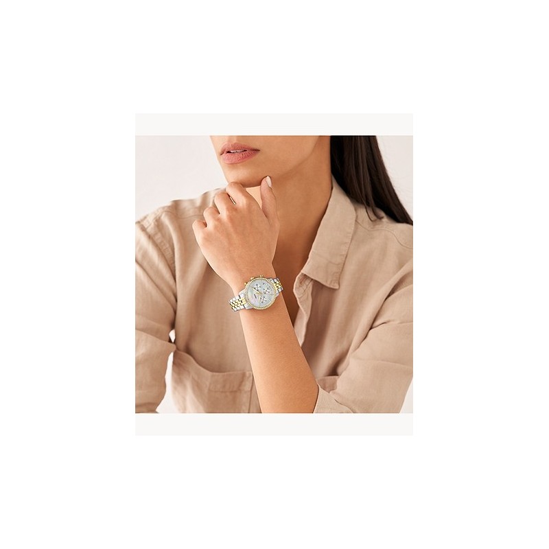MONTRE FOSSIL FEMME ACIER