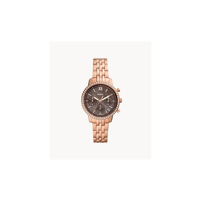 MONTRE FOSSIL FEMME ACIER DORE ROSE