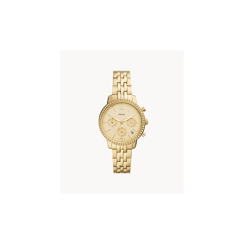 MONTRE FOSSIL FEMME ACIER DORE