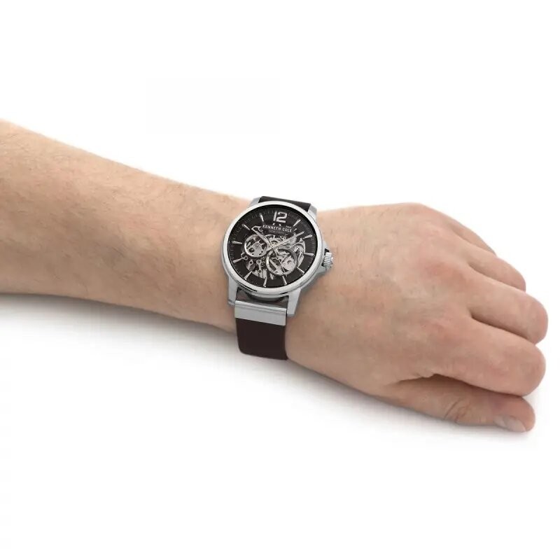 MONTRE KENNETH COLE AUTOMATIQUE BRACELET CUIR