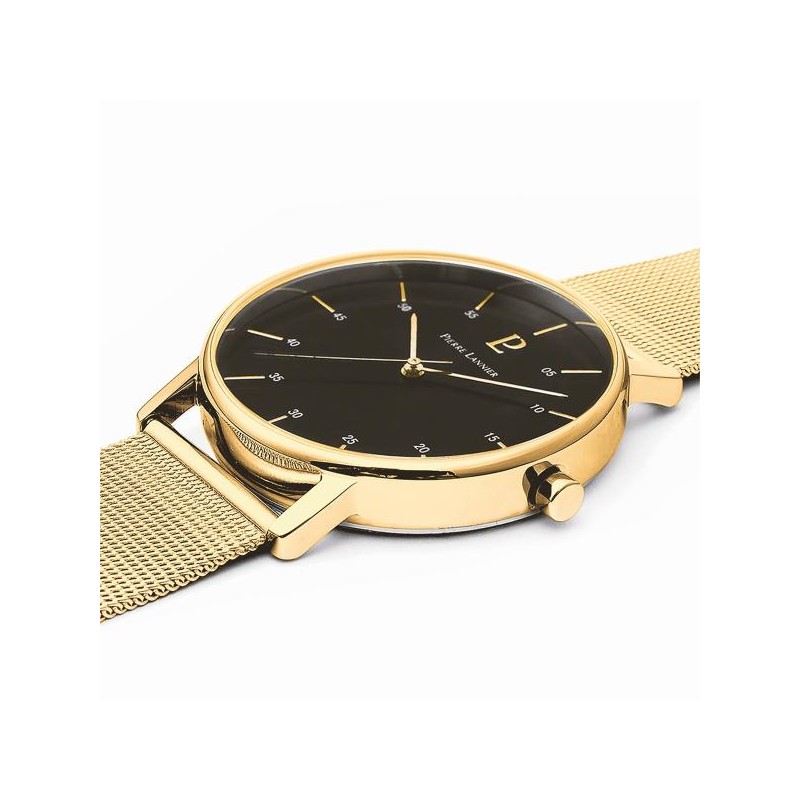 MONTRE PIERRE LANNIER HOMME ACIER DORE