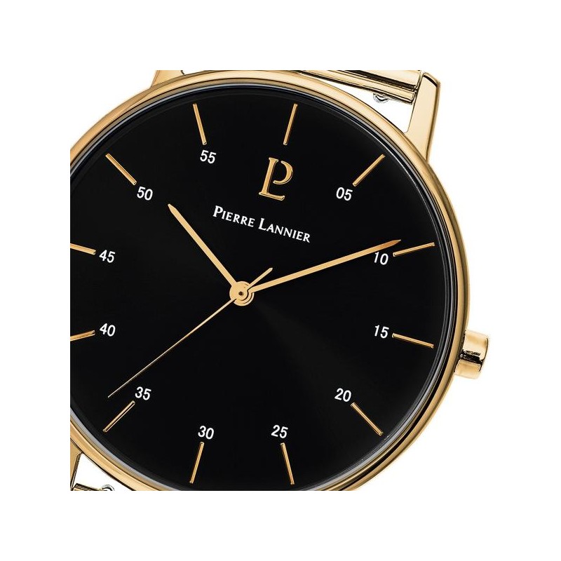 MONTRE PIERRE LANNIER HOMME ACIER DORE