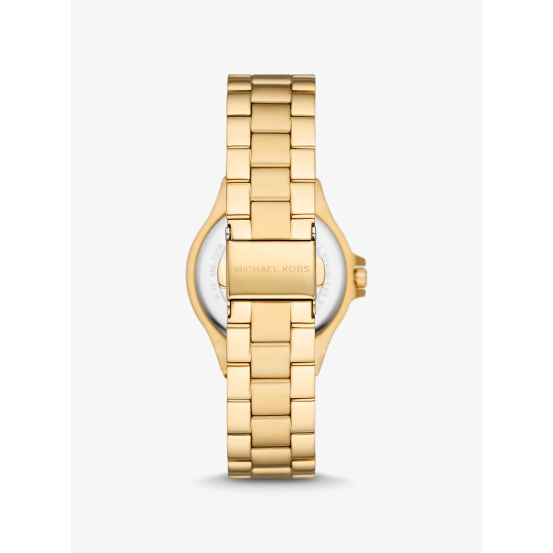 MONTRE MICHAEL KORS FEMME BRACELET DORE ET PIERRES PAVEES