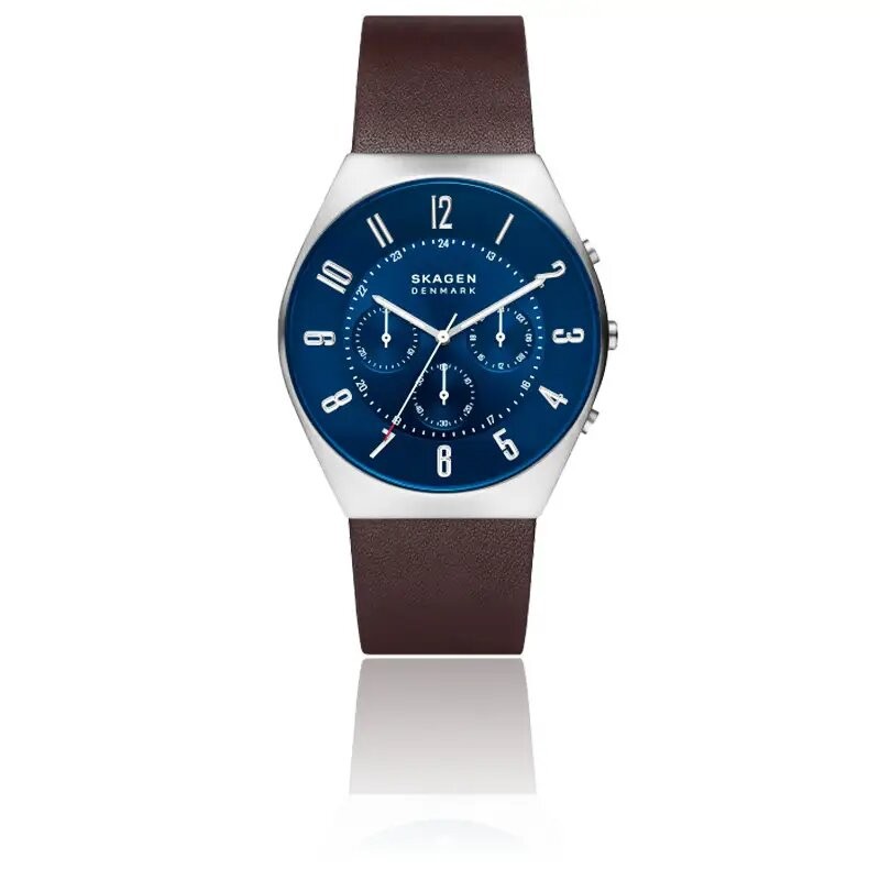 MONTRE SKAGEN EN CUIR HOMME