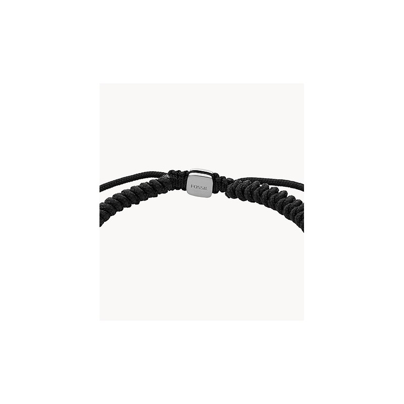 Bracelet Fossil en onyx noir