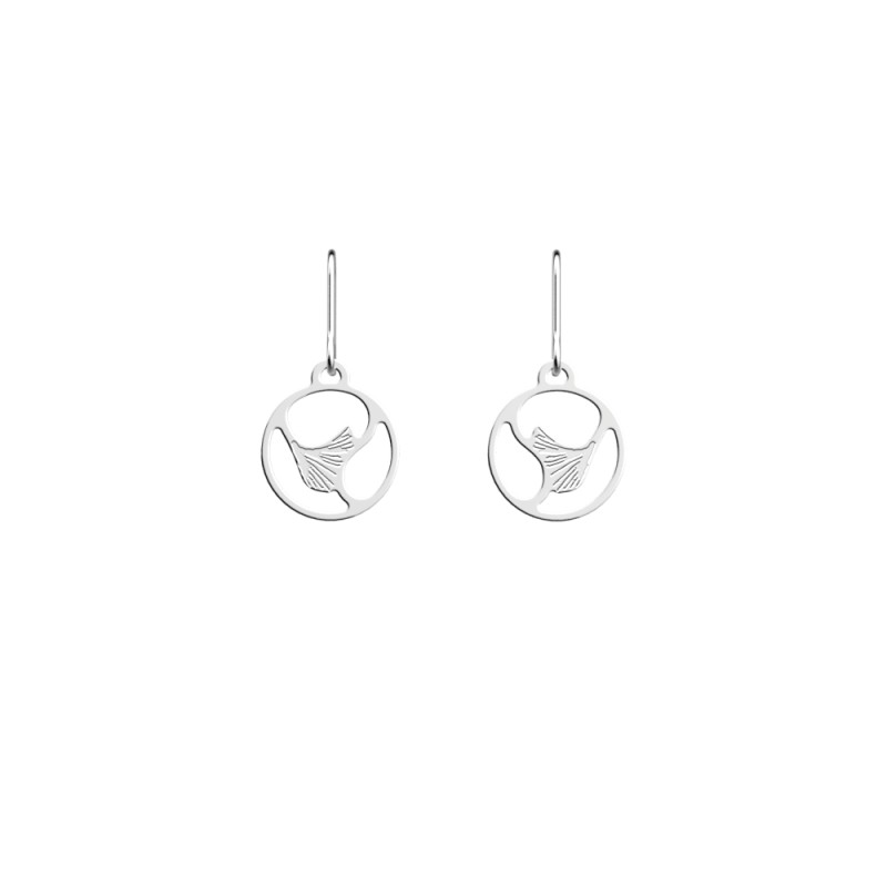 Boucles d'oreilles Les Georgettes Flamenco 16 mm finition argentée