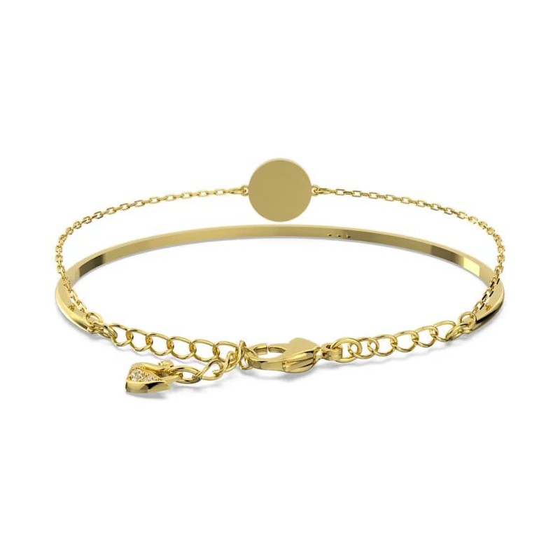 Bracelet Jonc Swarovski femme doré et cristaux rouges