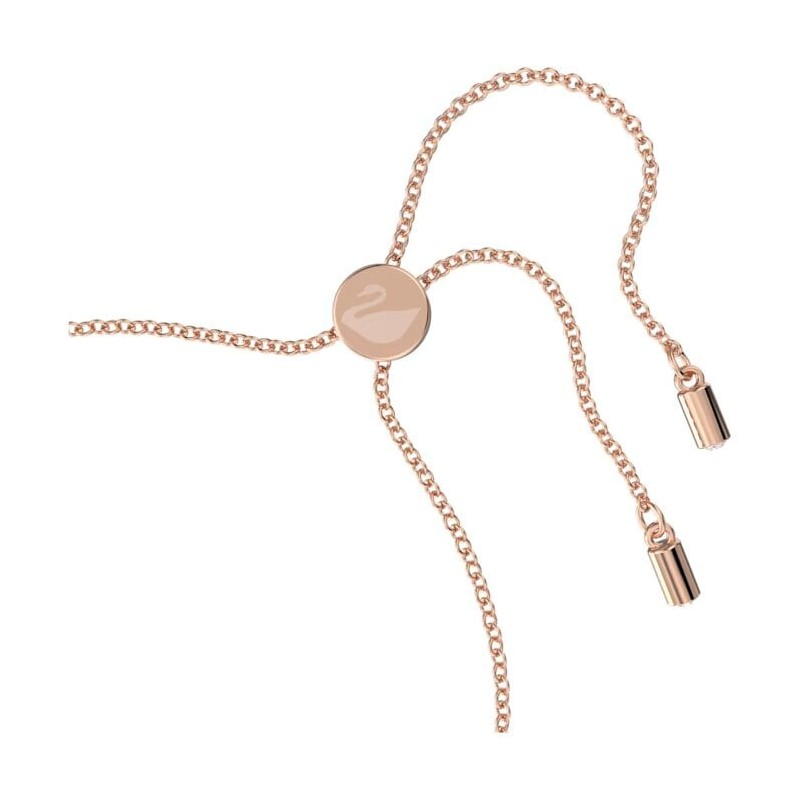 Bracelet Swarovski femme doré rose et cristaux bleus