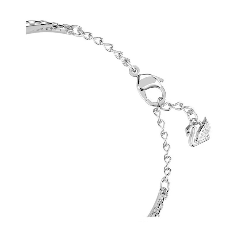 Bracelet Jonc Swarovski femme argenté et cristaux bleus