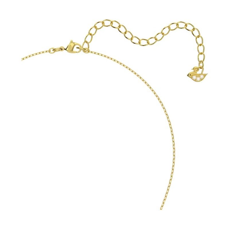 Collier Swarovski femme doré pendentif cristaux verts