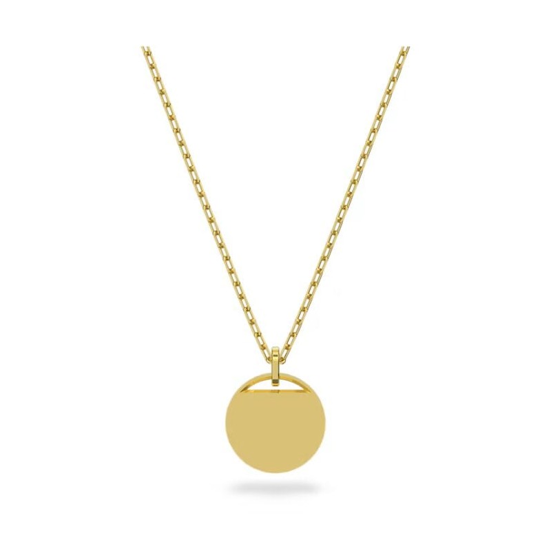 Collier Swarovski femme doré pendentif cristaux verts