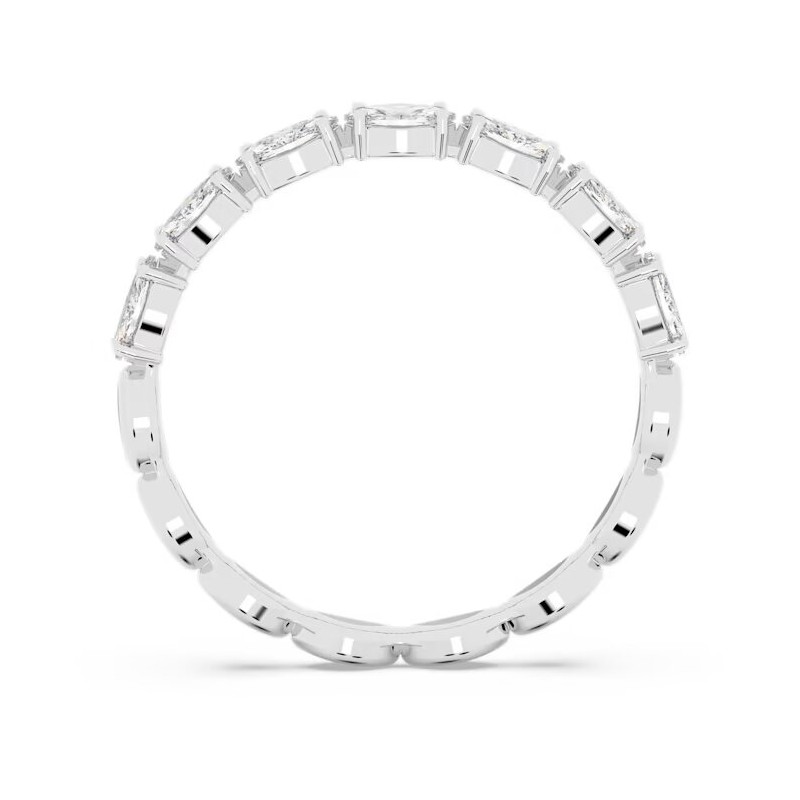 Bague Swarovski femme argentée