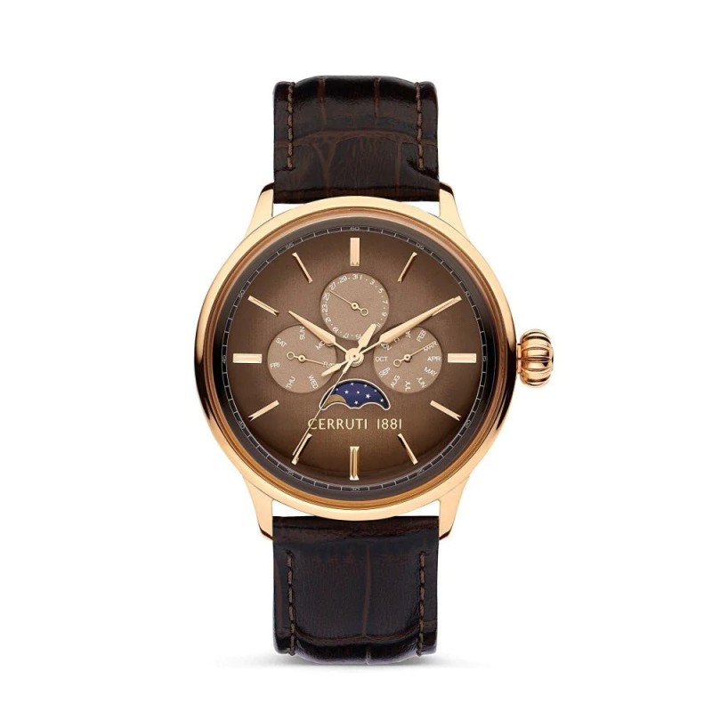 MONTRE CERRUTI 1881 HOMME EN CUIR